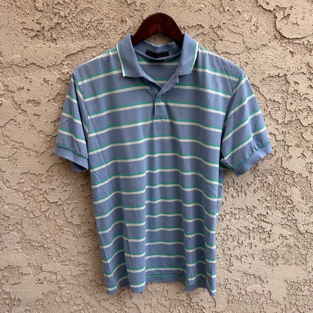 Vintage Levi’s Light Blue Mens Polo Shirt Size Large